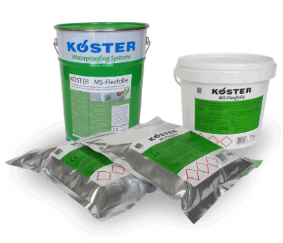 Esquema técnico KÖSTER MS-Flexfolie