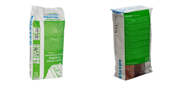 Saco KÖSTER Restoration Plaster White