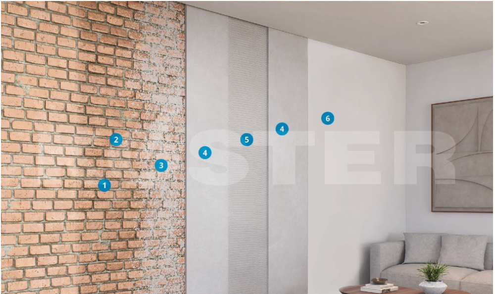 Esquema térmico KÖSTER Thermal Restoration Plaster