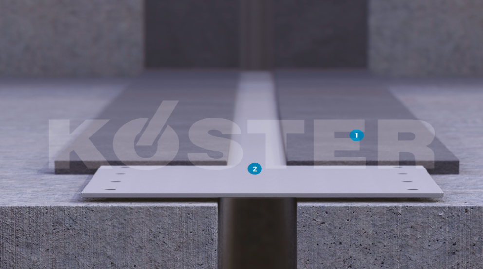 Esquema técnico KÖSTER KB-Pox Adhesive